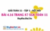 Bài 4.16 SGK Toán 11 tập 1 Kết nối tri thức